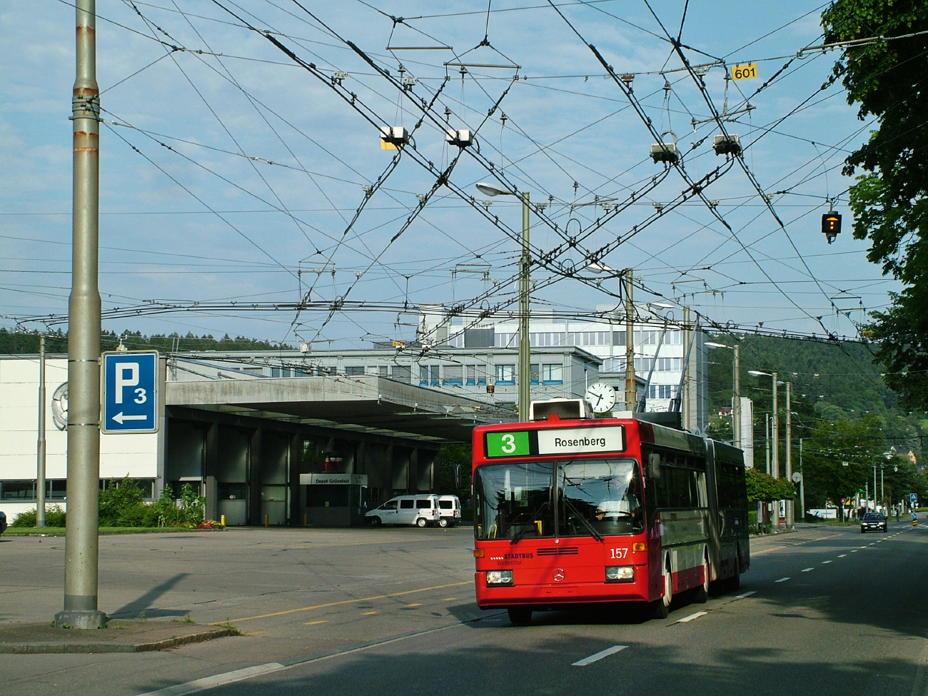 Винтертур — Троллейбусные линии и инфраструктура