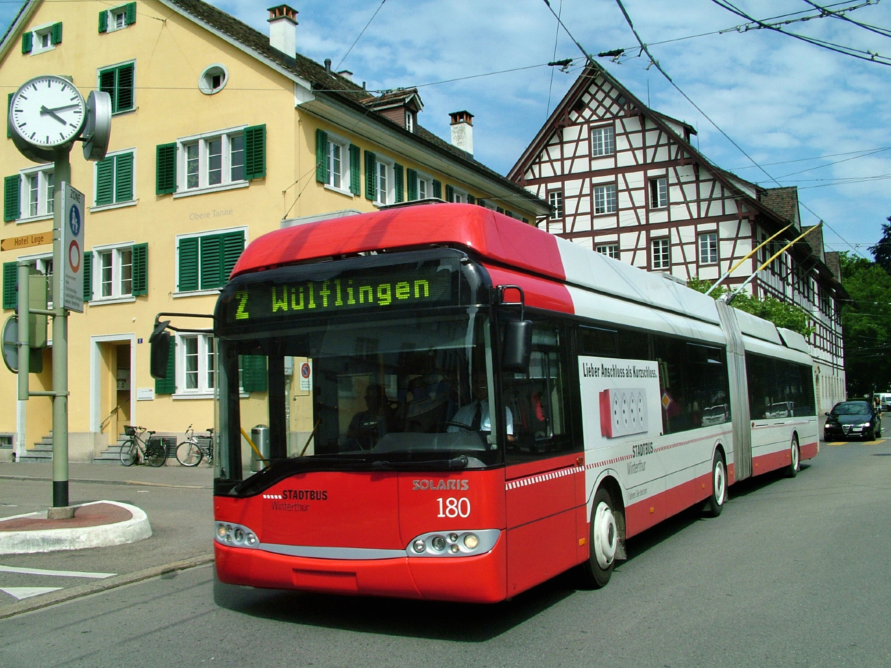Winterthur, Solaris Trollino II 18 AC Nr 180