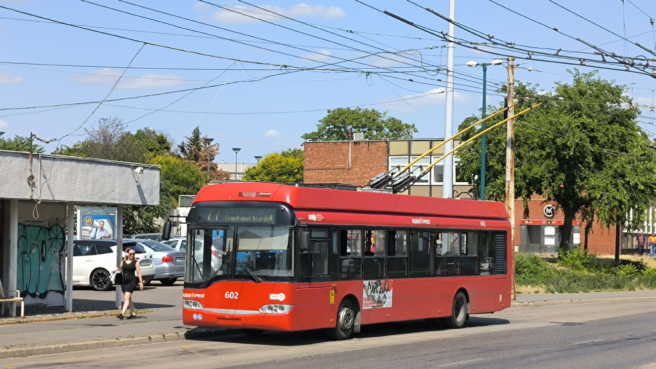 ბუდაპეშტი, Solaris Trollino II 12 Ganz B № 602 ბუდაპეშტი, Solaris Trollino II 12 Ganz B № 602