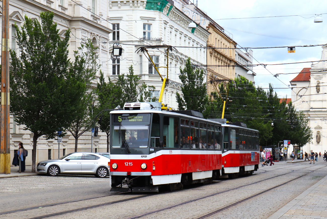 Брно, Tatra T6A5 № 1215