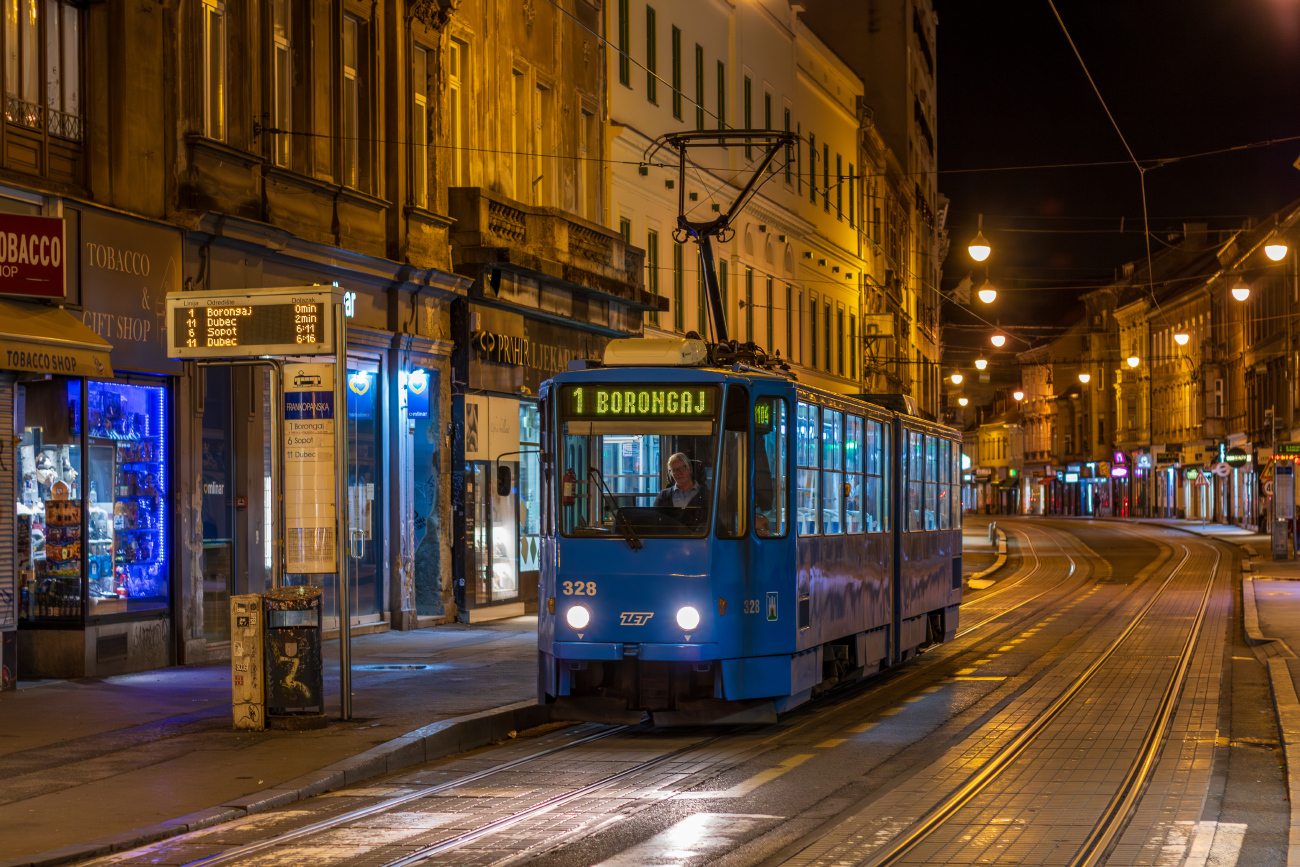 Загреб, Tatra KT4YU № 328