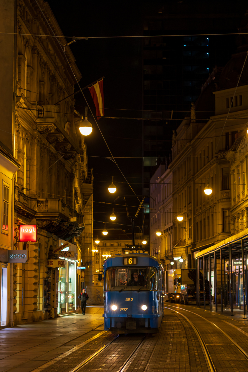 Загреб, Tatra T4YU № 452