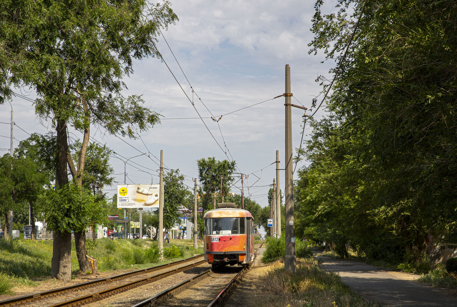 Volgograd, Tatra T3SU # 5812