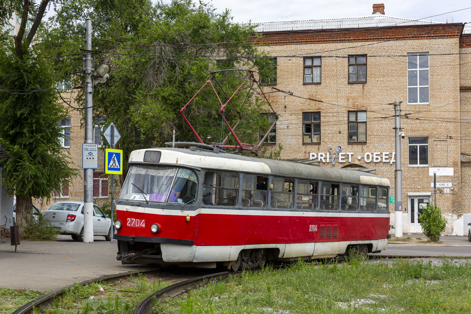 Volgograd, Tatra T3SU # 2704