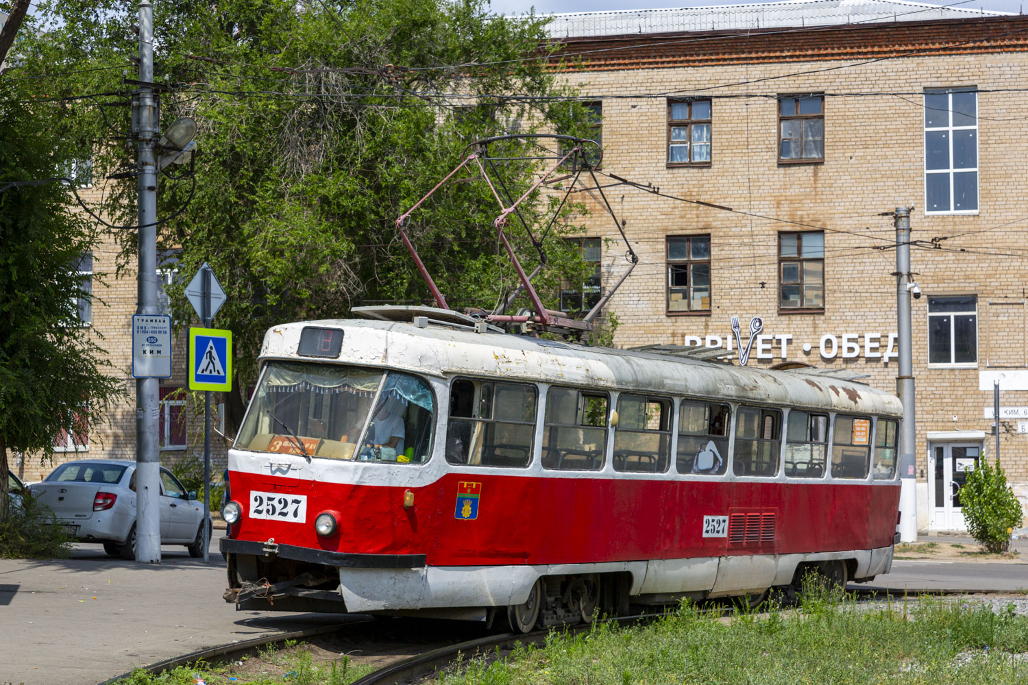 Volgograd, Tatra T3SU (2-door) # 2527 Volgograd, Tatra T3SU (2-door) # 2527