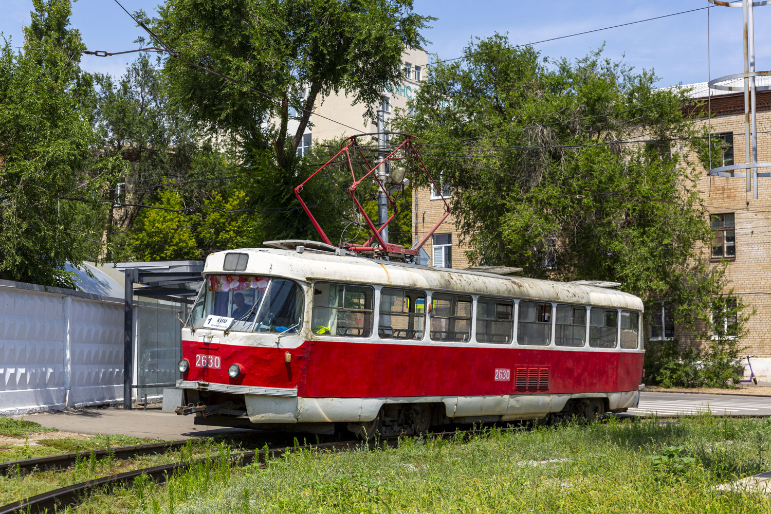 Волгоград, Tatra T3SU (двухдверная) № 2630