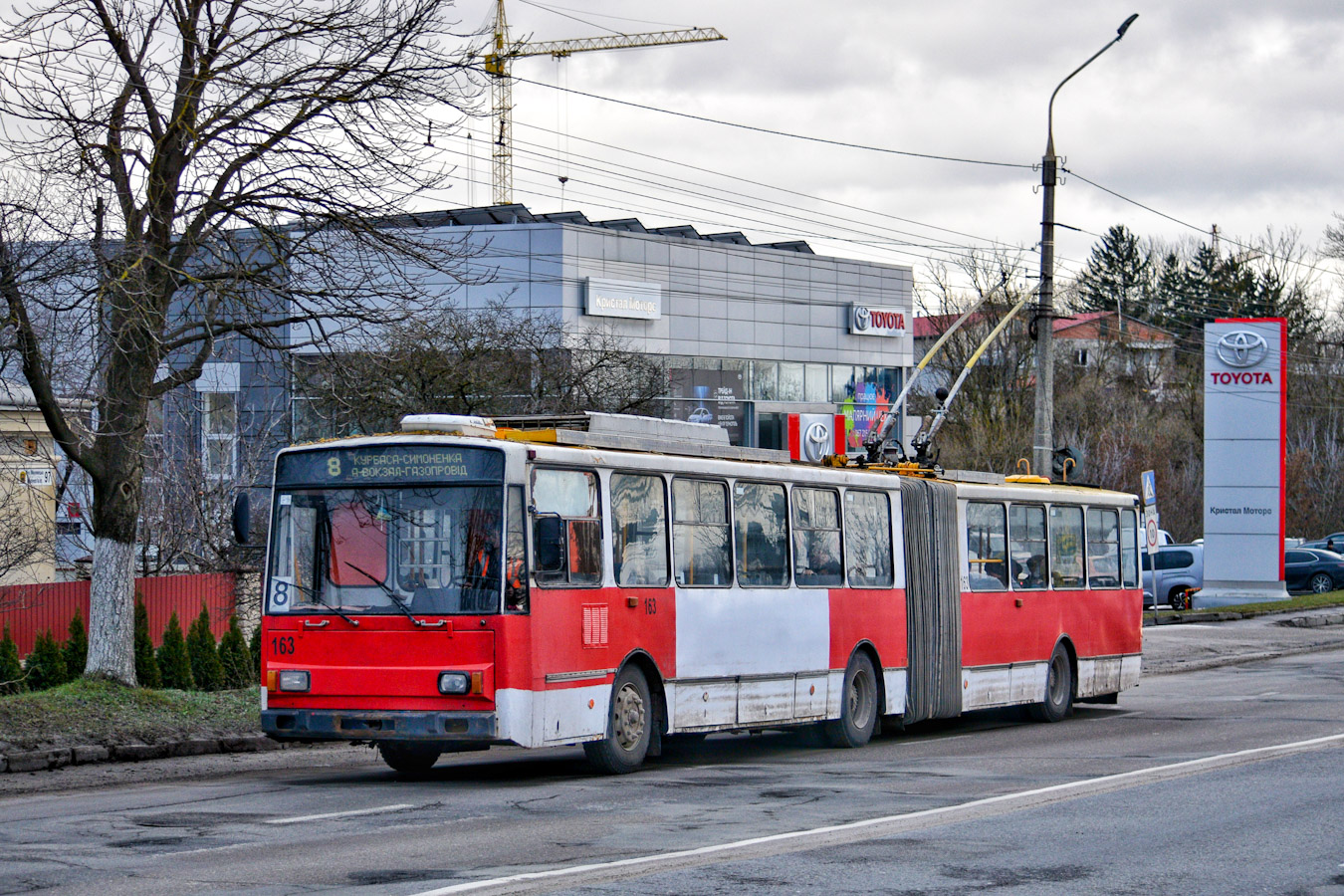 Тернополь, Škoda 15Tr13/6M № 163