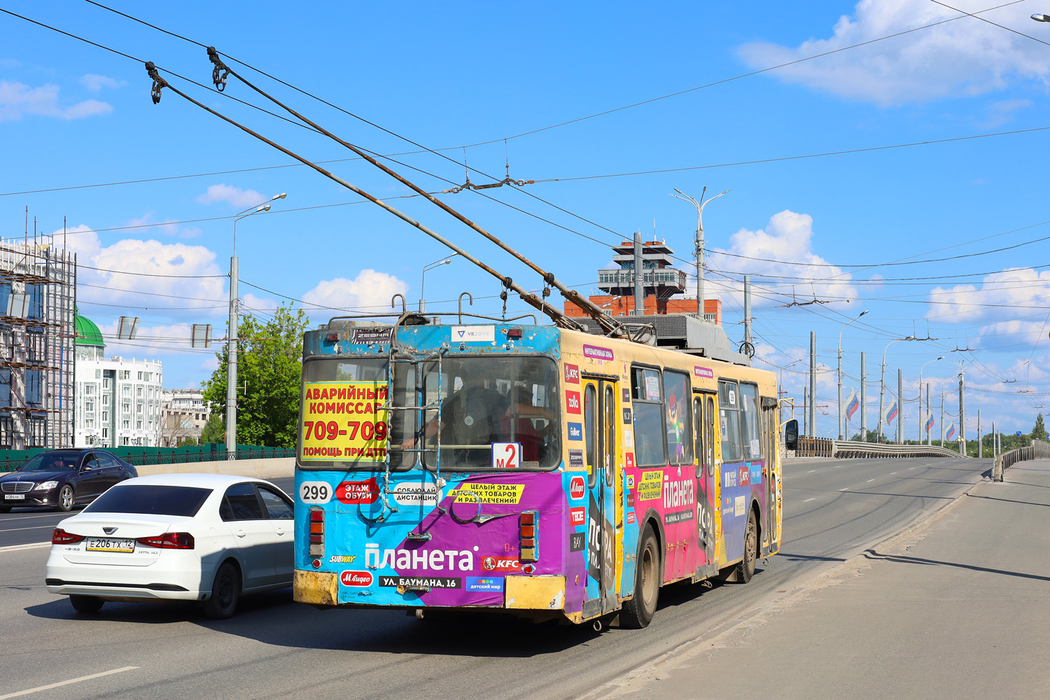 Йошкар-Ола, ЗиУ-682ГМ1 (с широкой передней дверью) № 299