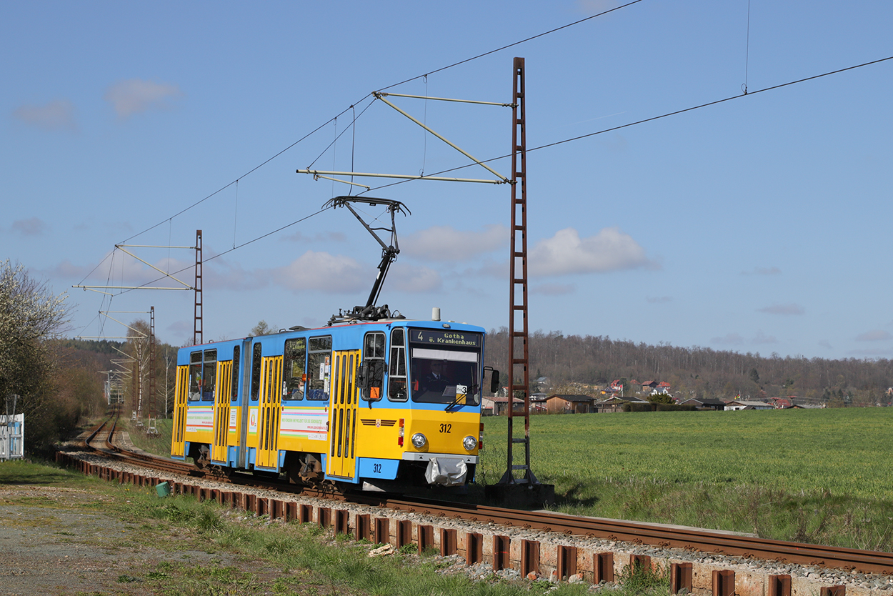 Гота, Tatra KT4DC № 312