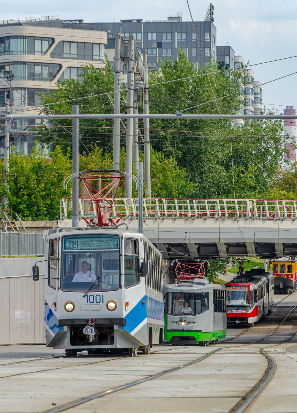 Maskva, 71-608KM nr. 1001; Maskva — Moscow Transport Day — 2025 (night rehearsals of the tram parade on 07/05/2025 and 07/10/2025, parade and tram exhibition on 07/12/2025)