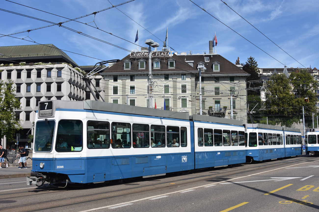 Цюрих, SWP/SIG/BBC Be 4/6 "Tram 2000" № 2096