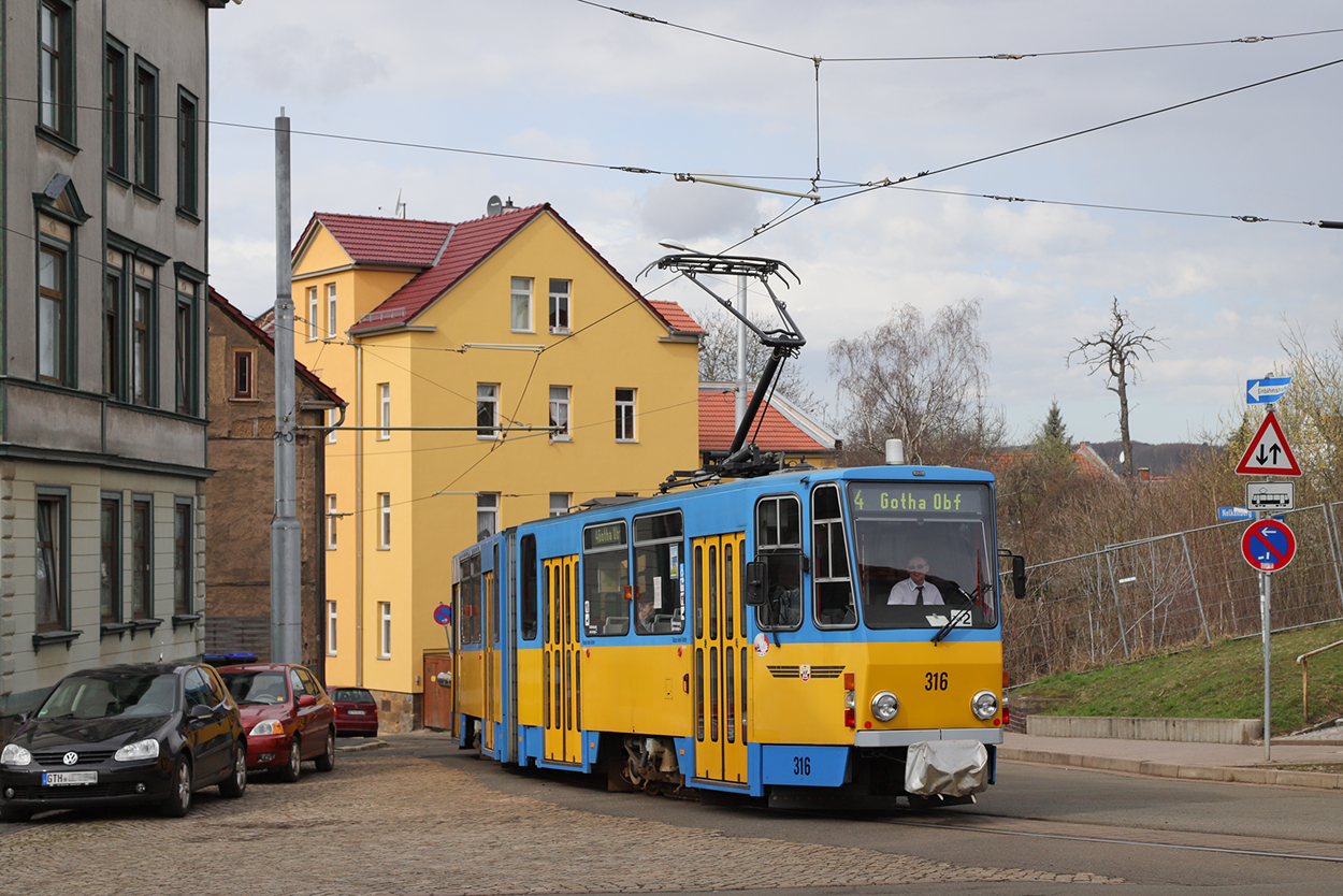 Гота, Tatra KT4DC-Z № 316