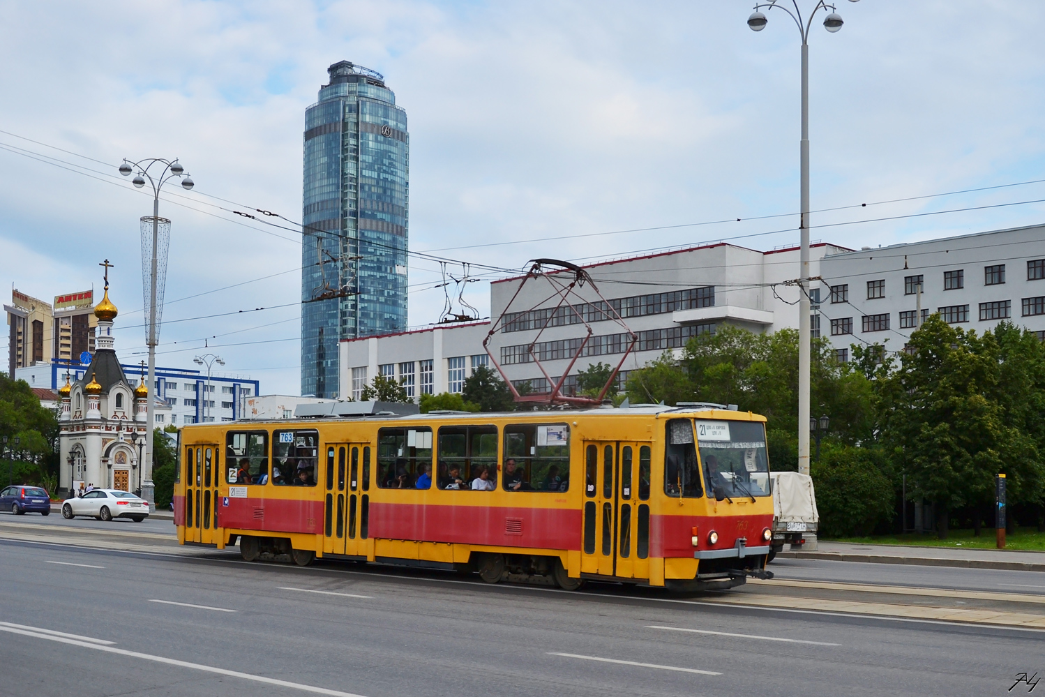 Екатеринбург, Tatra T6B5SU № 763