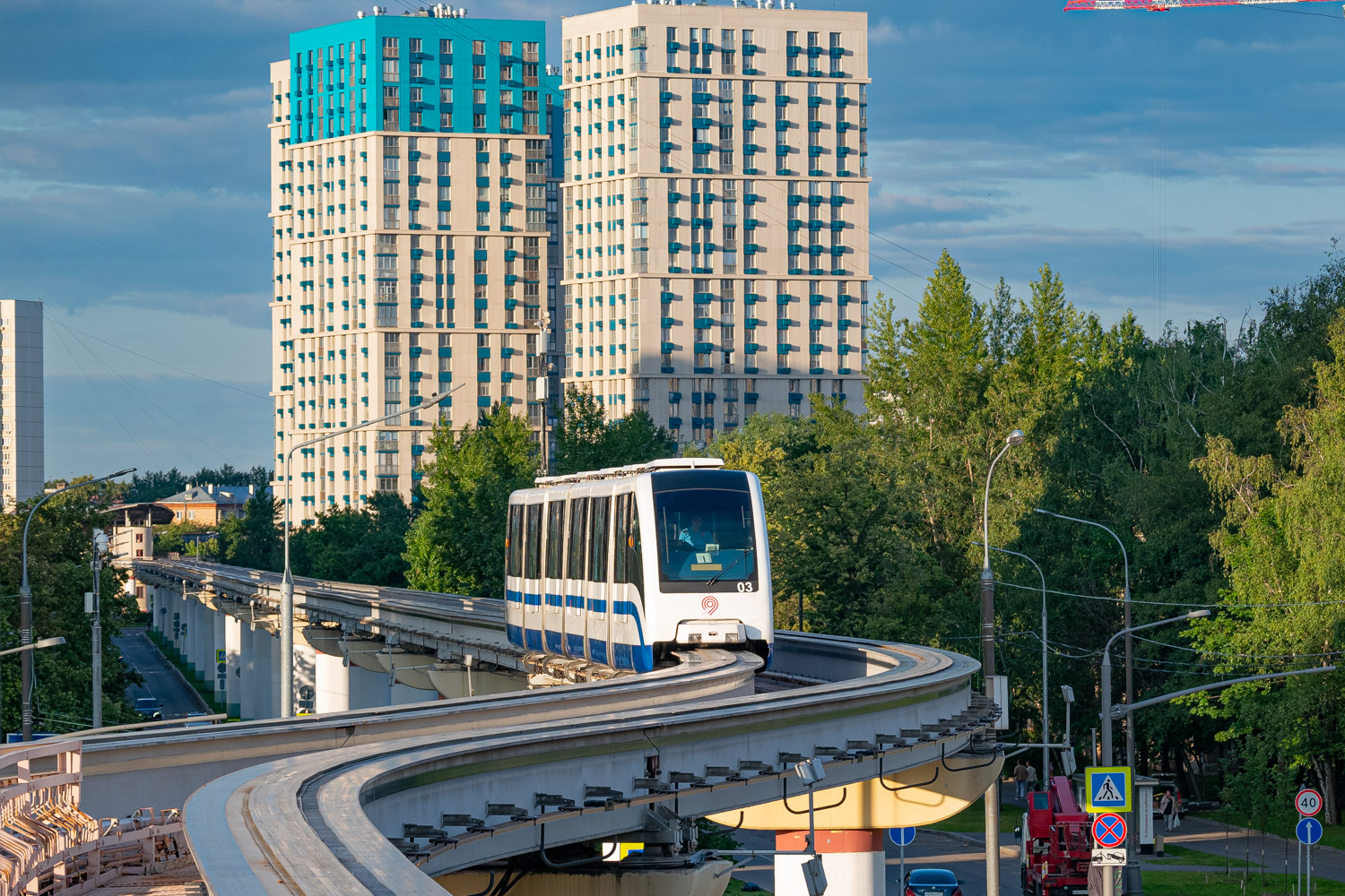 Москва, ЭПС № 03; Москва — Закрытие движения Московского монорельса 26 — 27 июня 2025