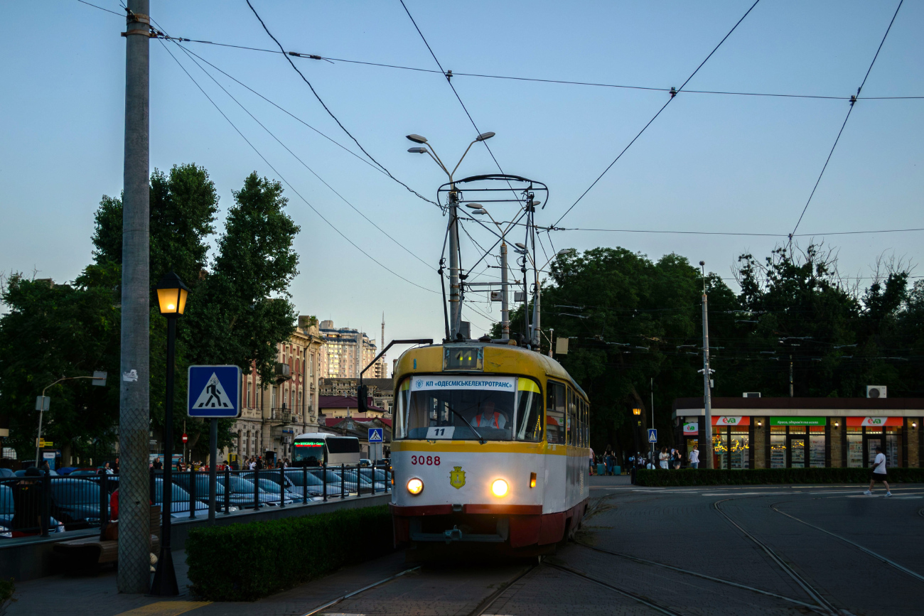 Одесса, Tatra T3R.P № 3088
