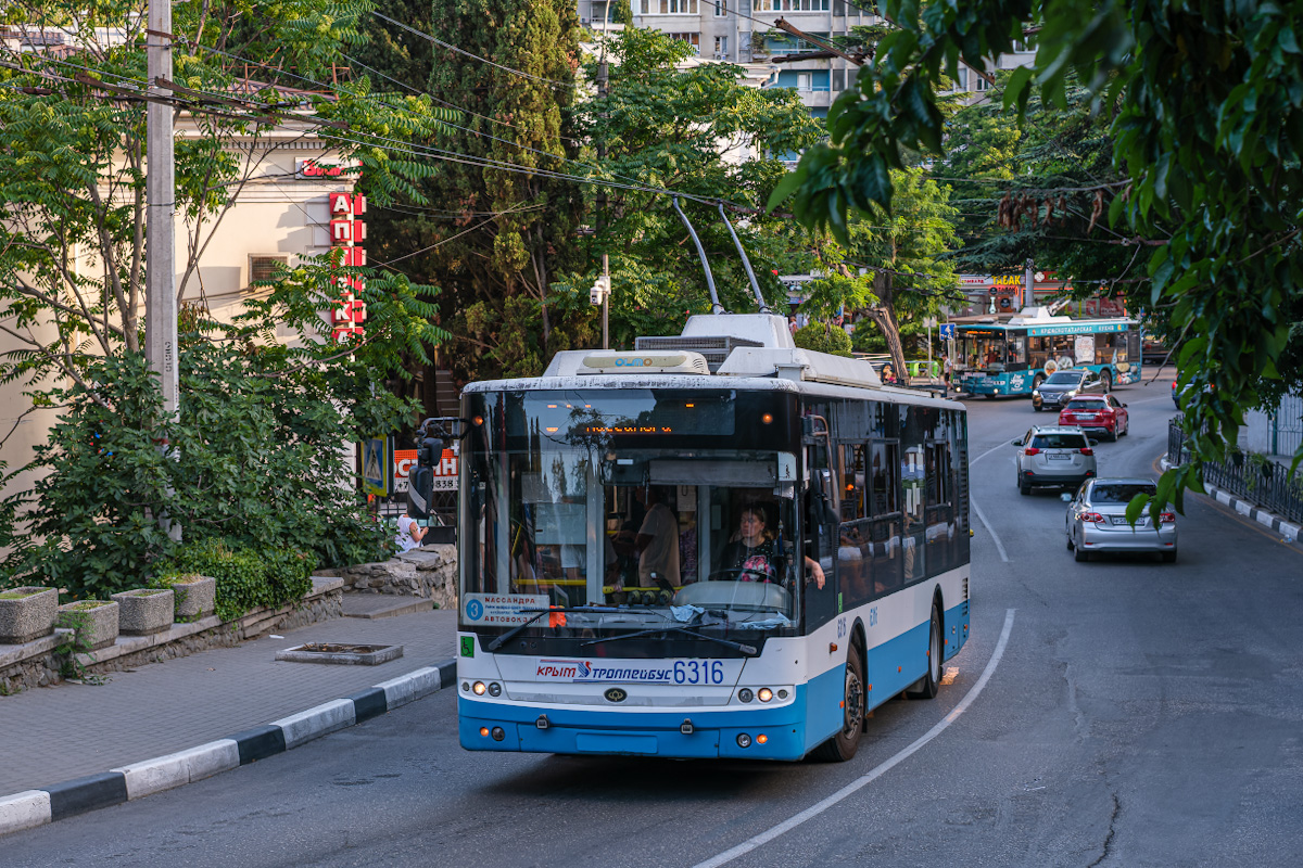 Крымский троллейбус, Богдан Т60111 № 6316