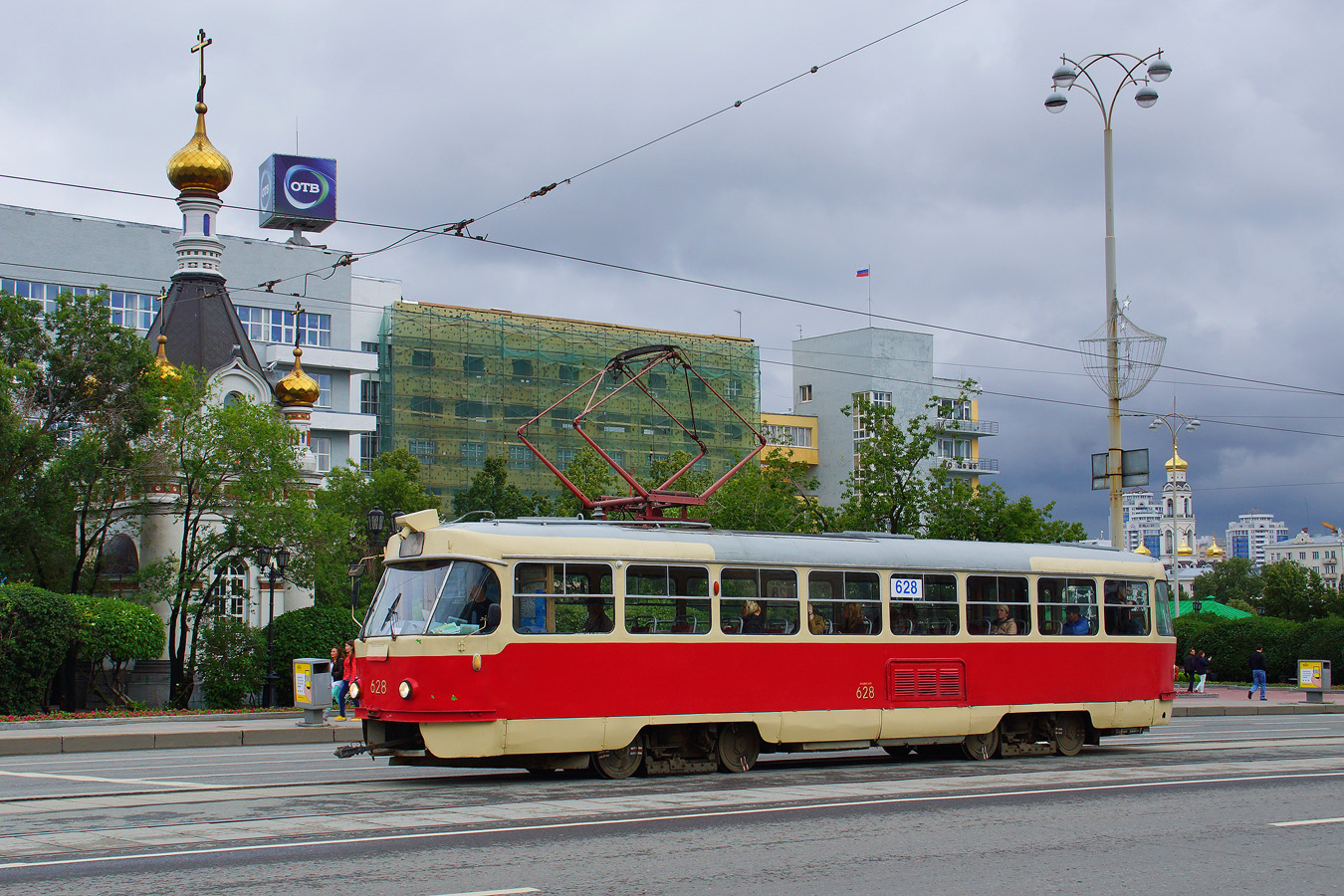 Екатеринбург, Tatra T3SU (двухдверная) № 628