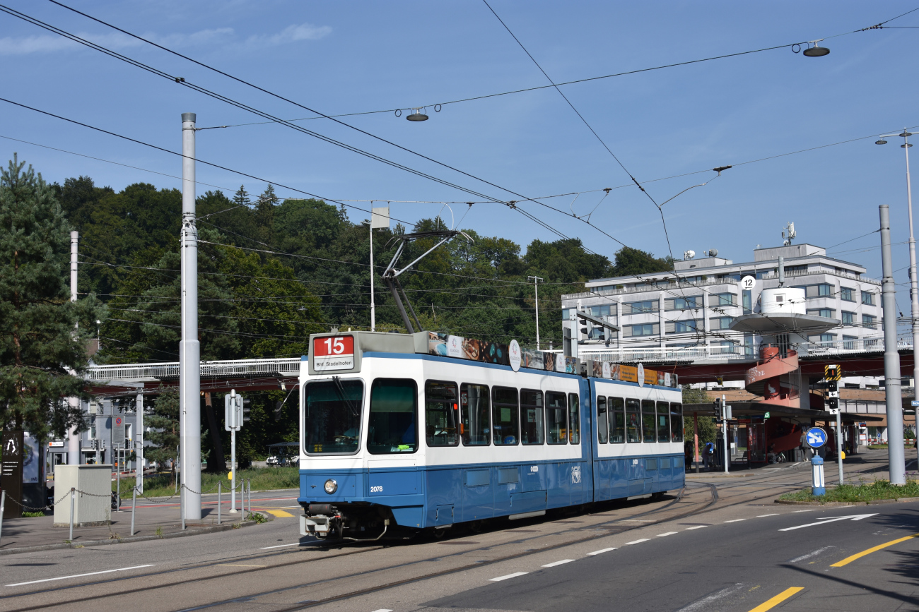 Цюрих, SWP/SIG/BBC Be 4/6 "Tram 2000" № 2078