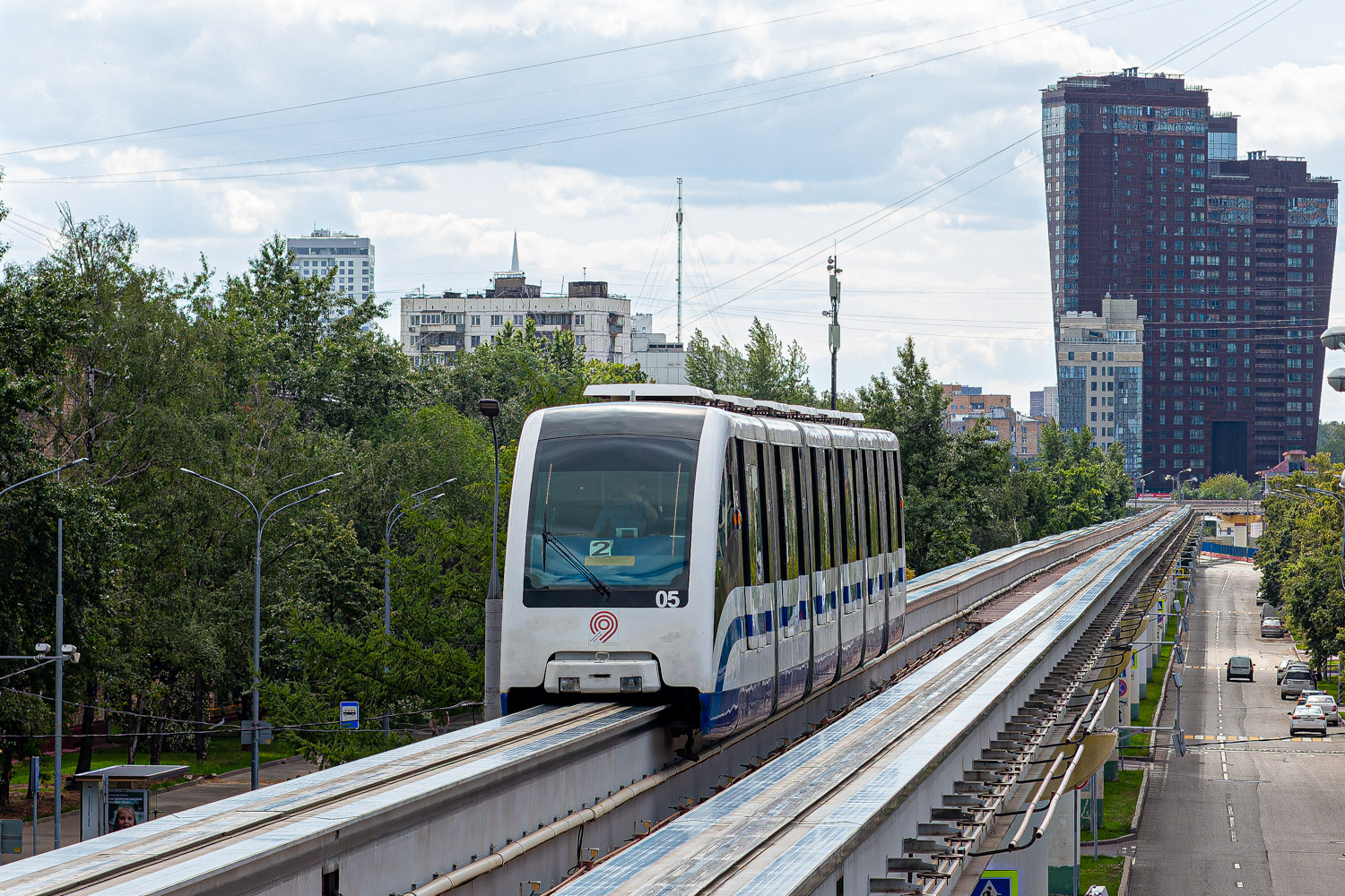 Москва, ЭПС № 05; Москва — Закрытие движения Московского монорельса 26 — 27 июня 2025