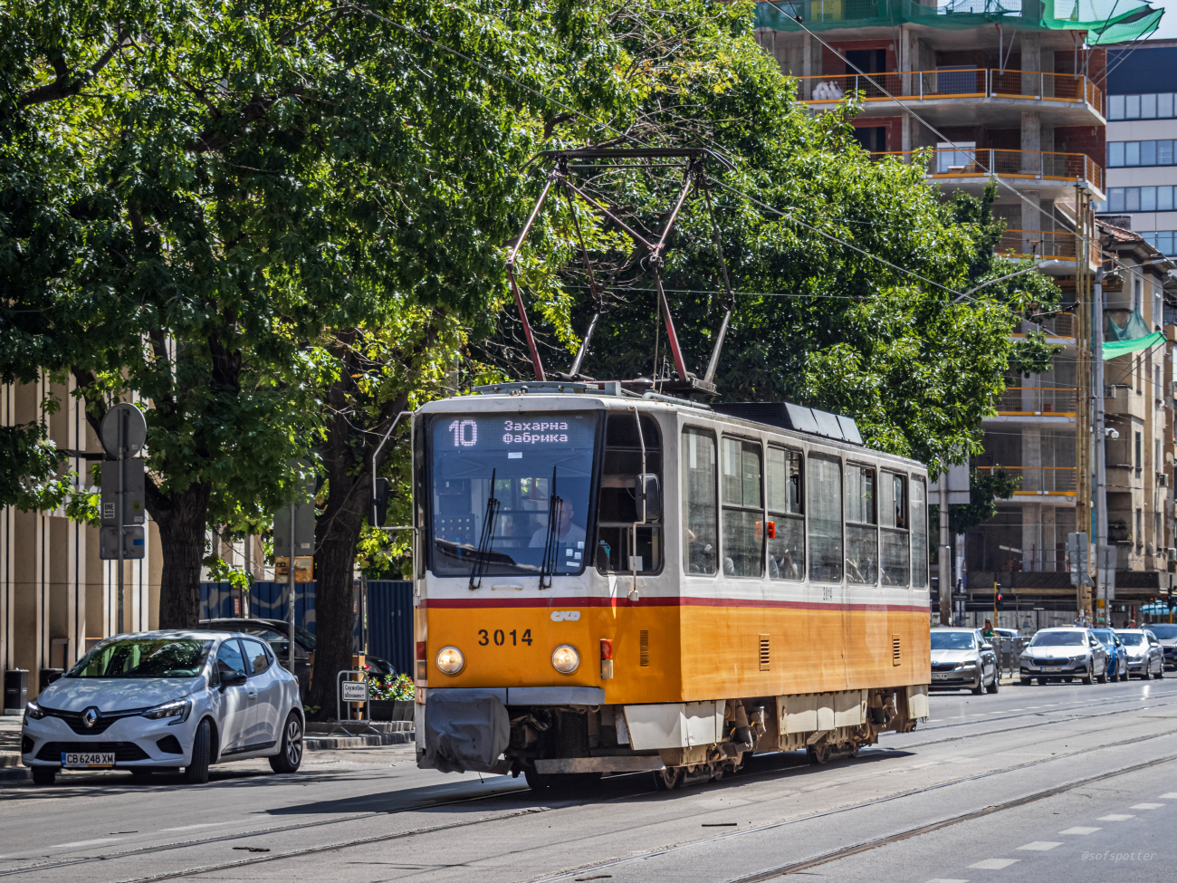 София, Tatra T6A2B № 3014 София, Tatra T6A2B № 3014