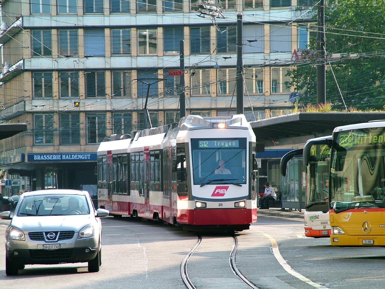 St. Gallen, Stadler Be 4/8 № 35; St. Gallen — Trogenerbahn Line and Infrastructure