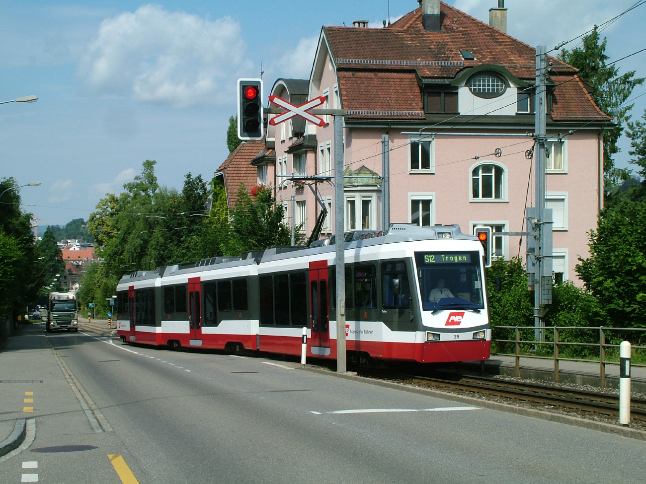 Санкт-Галлен, Stadler Be 4/8 № 35; Санкт-Галлен — Линия и инфраструктура Trogenerbahn