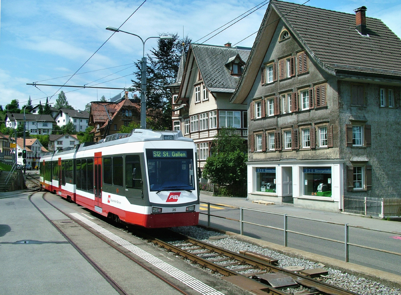 Санкт-Галлен, Stadler Be 4/8 № 35; Санкт-Галлен — Линия и инфраструктура Trogenerbahn