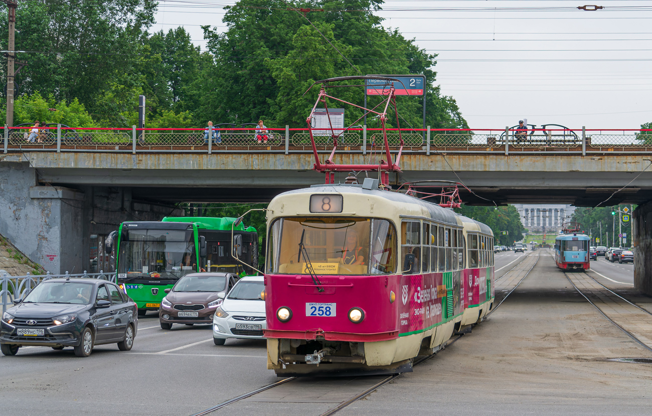 Екатеринбург, Tatra T3SU № 258