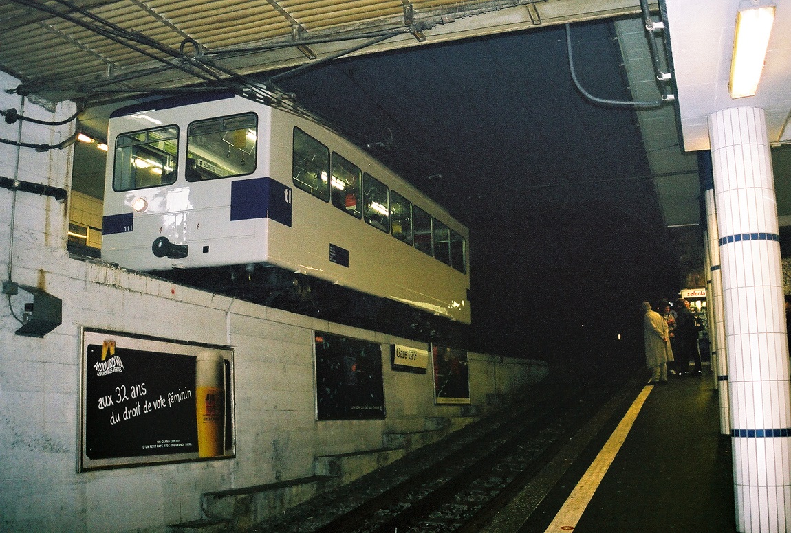 Lausanne, SLM/SIG/MFO Bhe 2/2 nr. 111; Lausanne — Métro-Ouchy (LO) Rack Railway (1877-22.01.2006)