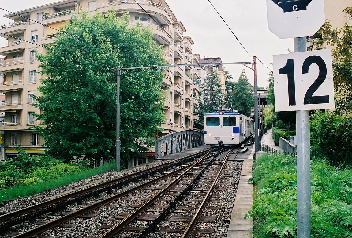 Lausanne — Métro-Ouchy (LO) Rack Railway (1877-22.01.2006)
