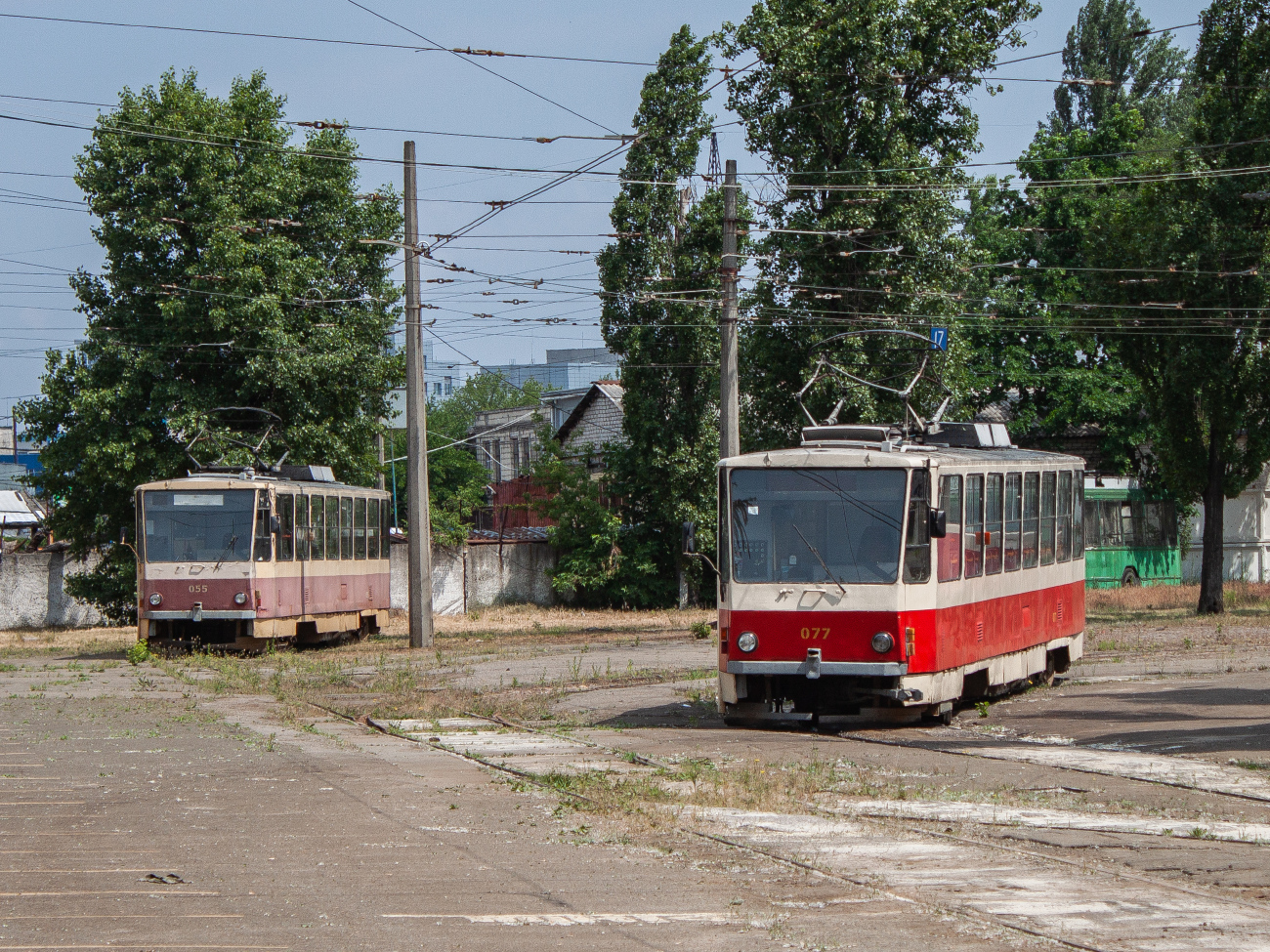 Киев, Tatra T6B5SU № 055; Киев, Tatra T6B5SU № 077
