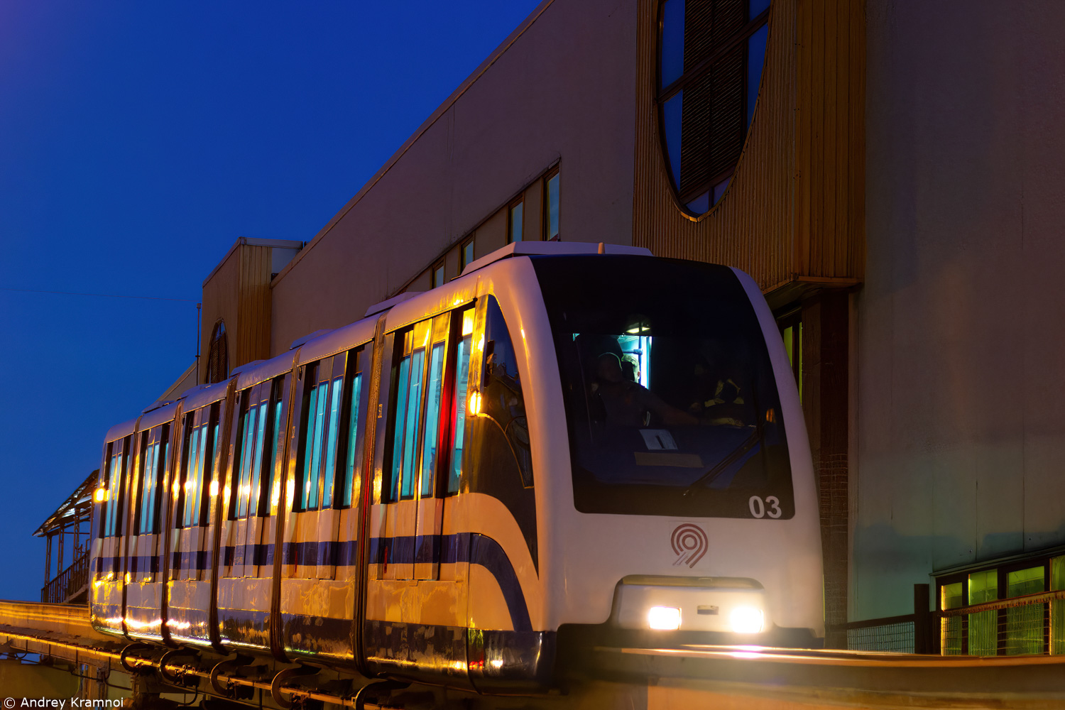 Москва, ЭПС № 03; Москва — Закрытие движения Московского монорельса 26 — 27 июня 2025