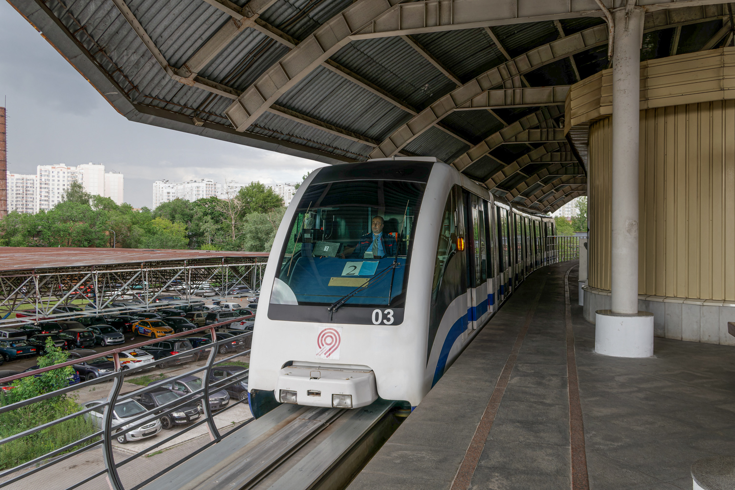 Moskva, EPS č. 03; Moskva — Last Days of the Moscow Monorail on June 26 — 27, 2025; Moskva — Monorail