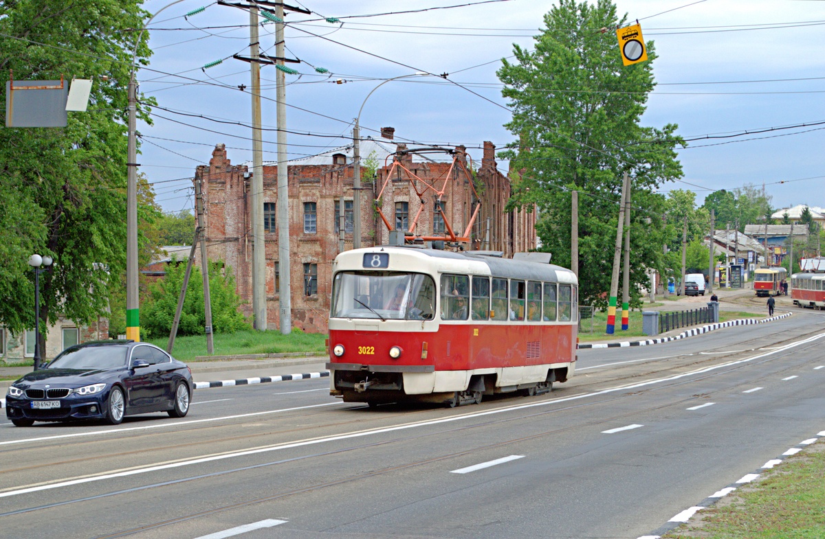 Харьков, Tatra T3SUCS № 3022