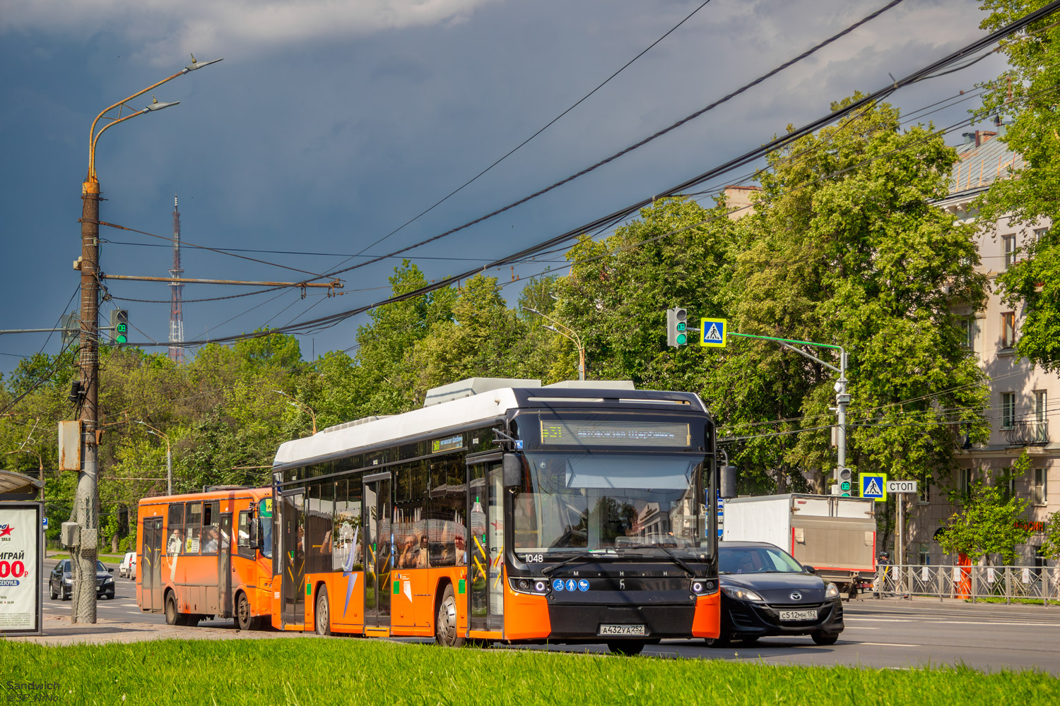 Нижний Новгород, Нижэкотранс-6256 «МиНиН» (БКМ Е450) № 1048