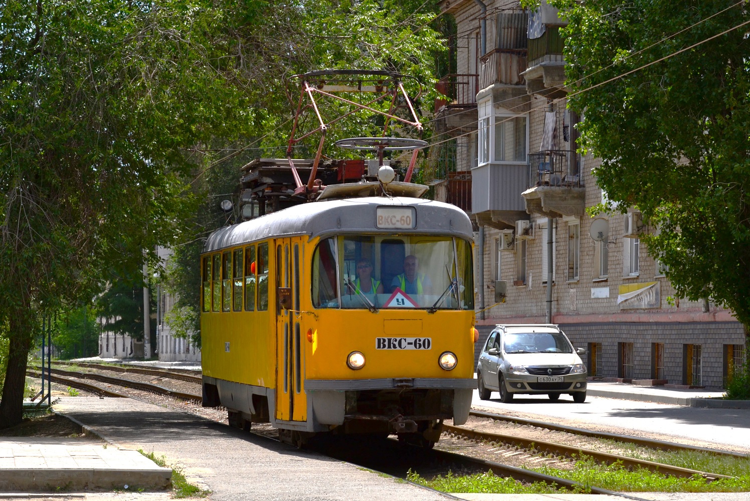 Волгоград, Tatra T3SU (двухдверная) № 60