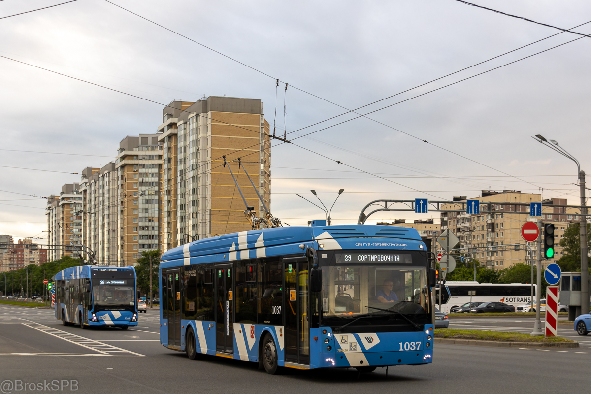 Санкт-Петербург, Тролза-5265.08 «Мегаполис» № 1037