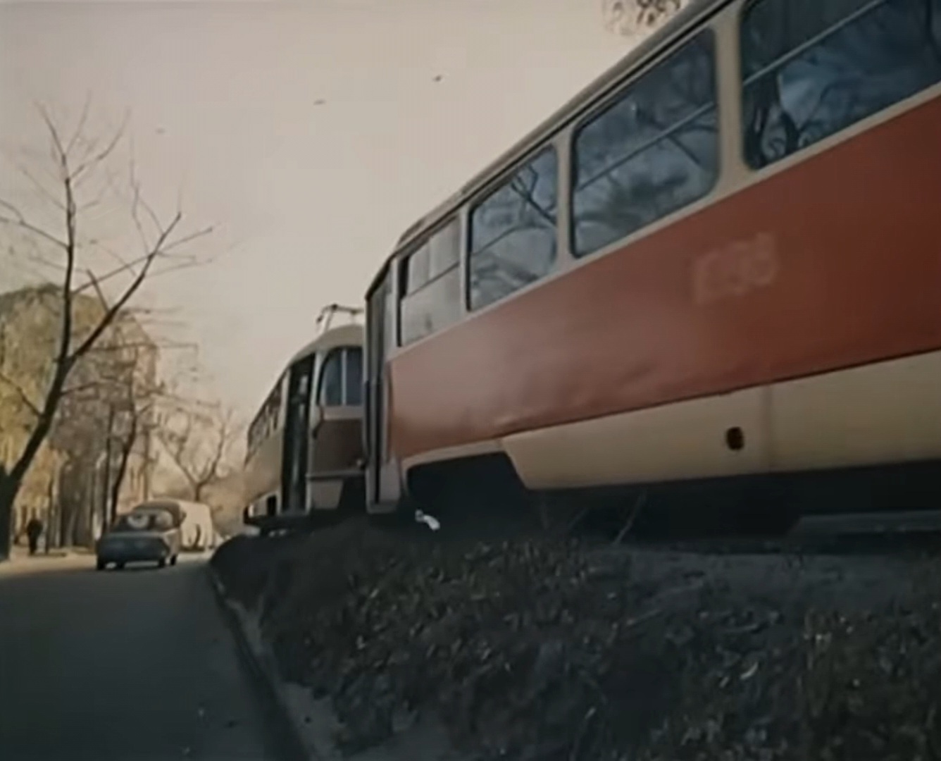 Dnipro, Tatra T3SU (2-door) č. 1098; Dnipro — Old photos: Tram