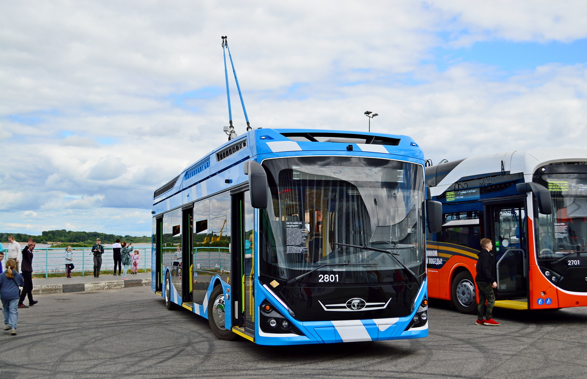 Нижний Новгород, ПКТС-6281.01 «Адмирал» № 2801; Нижний Новгород — Парад и выставка в честь 78-летия нижегородского троллейбуса 28.06.2025