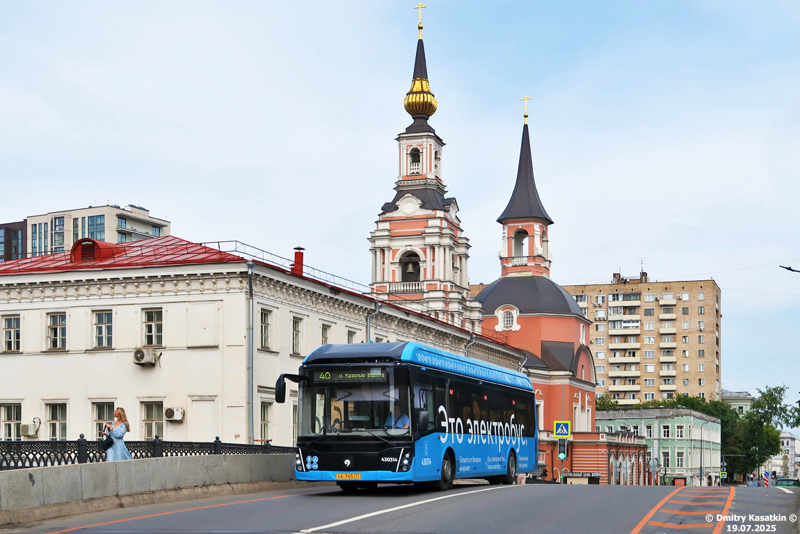 Москва, ЛиАЗ-6274 № 430314