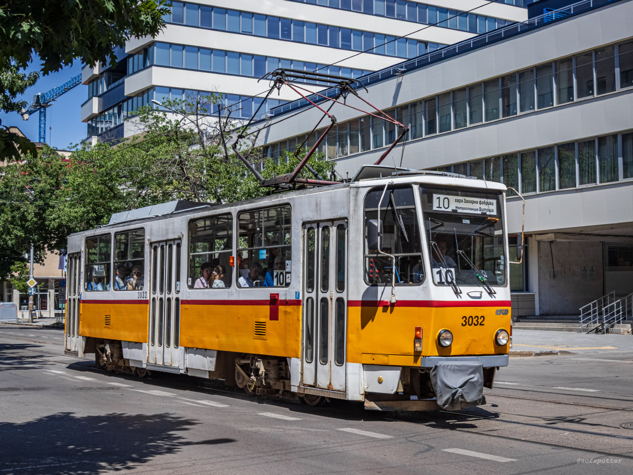 София, Tatra T6A2B № 3032