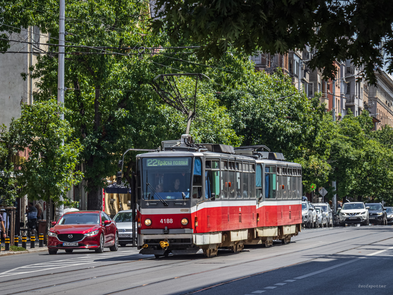 София, Tatra T6A5 № 4188
