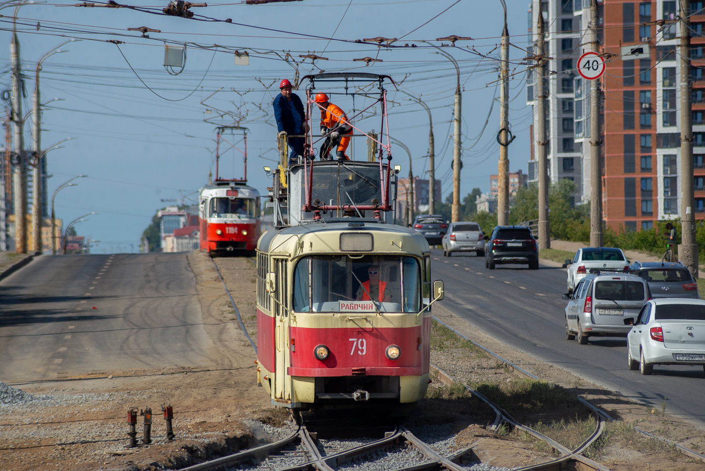 Ижевск, Tatra T3SU (двухдверная) № 79