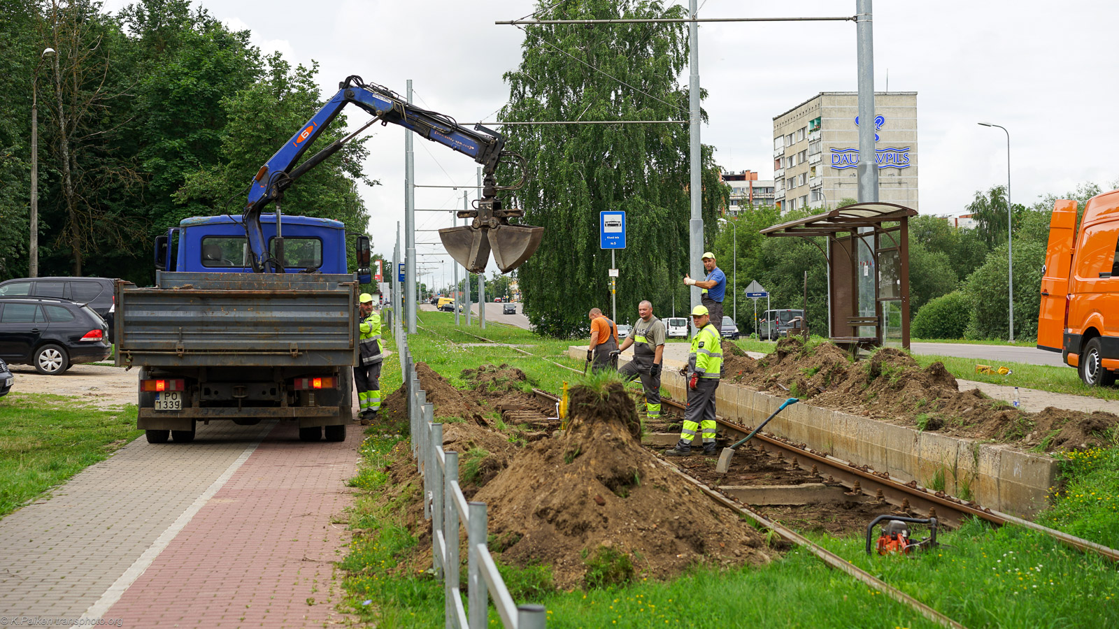 Даугавпилс — Трамвайные линии и инфраструктура