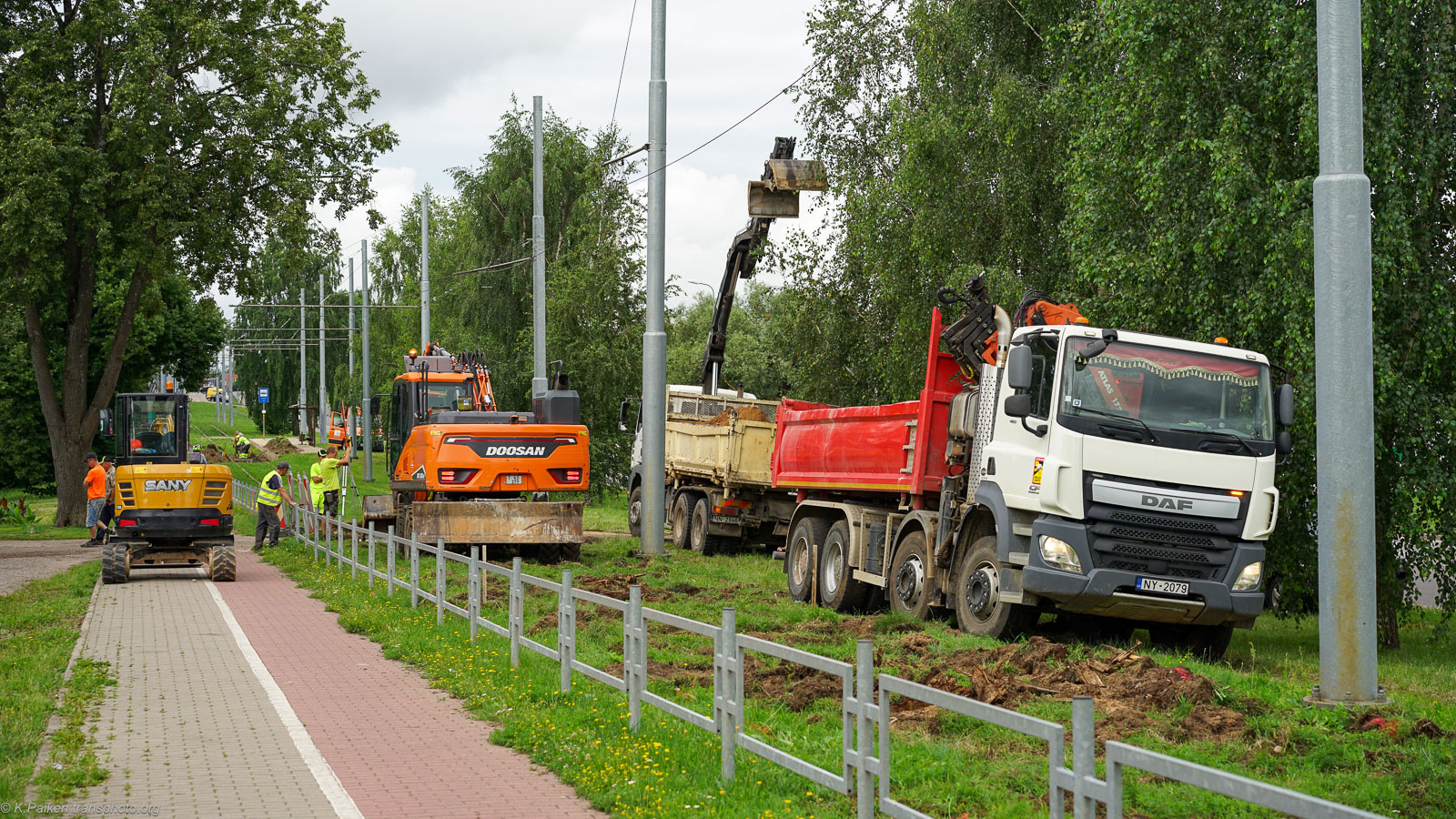 Даугавпилс — Трамвайные линии и инфраструктура