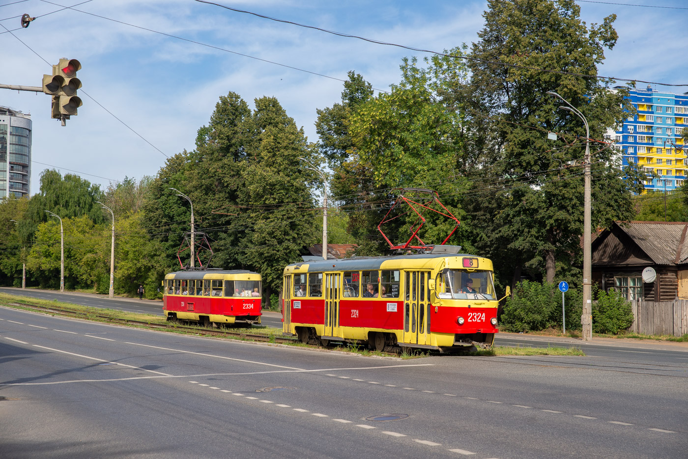 Ижевск, Tatra T3K № 2334; Ижевск, Tatra T3K № 2324