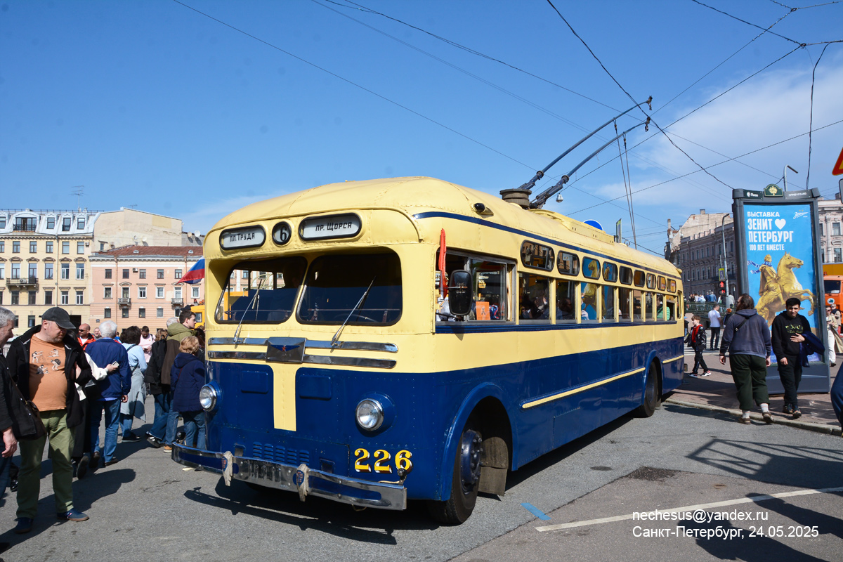 Санкт-Петербург, МТБ-82Д № 226; Санкт-Петербург — Фестиваль «ТранспортФест — 2025»