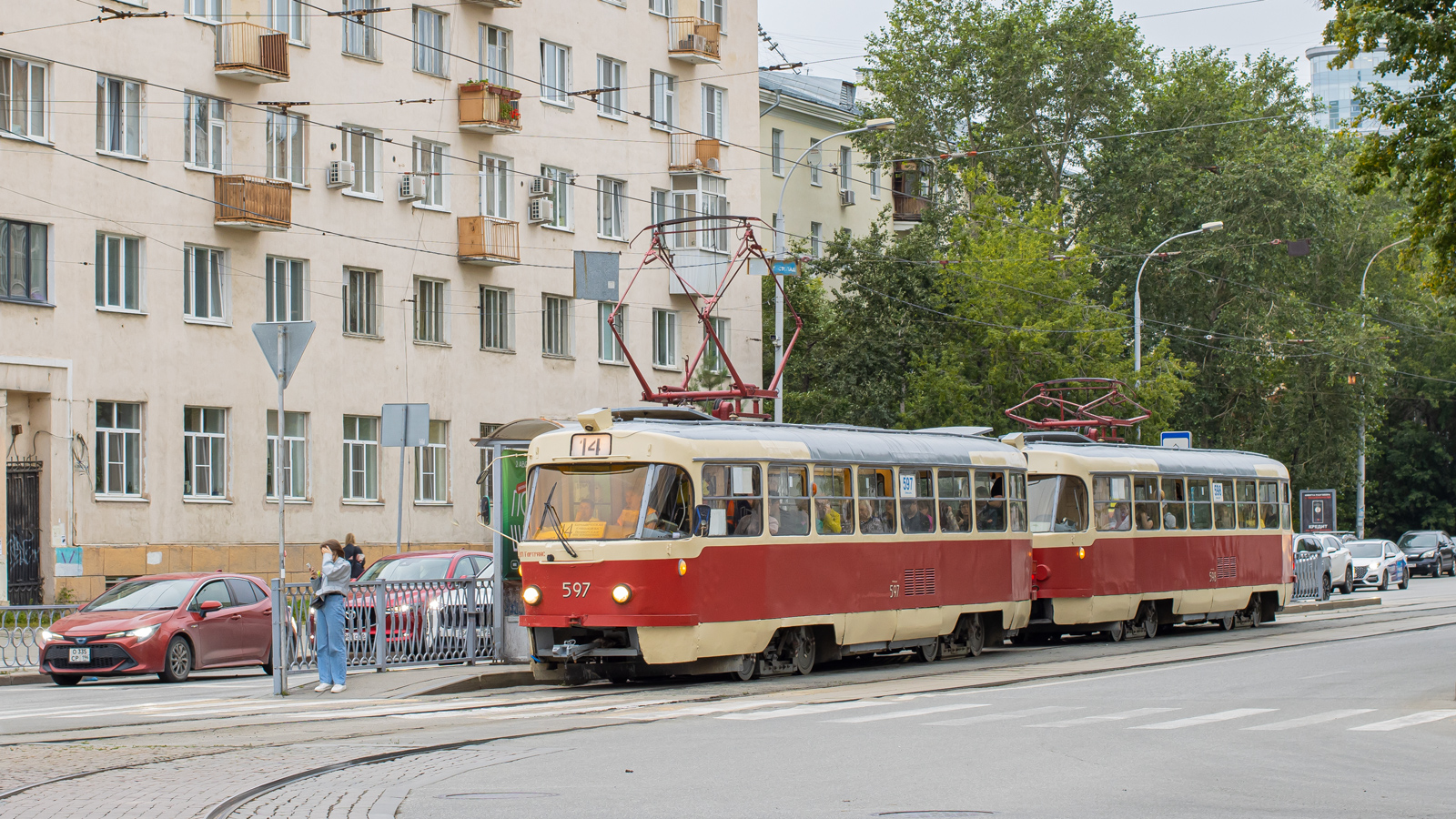 Екатеринбург, Tatra T3SU № 597