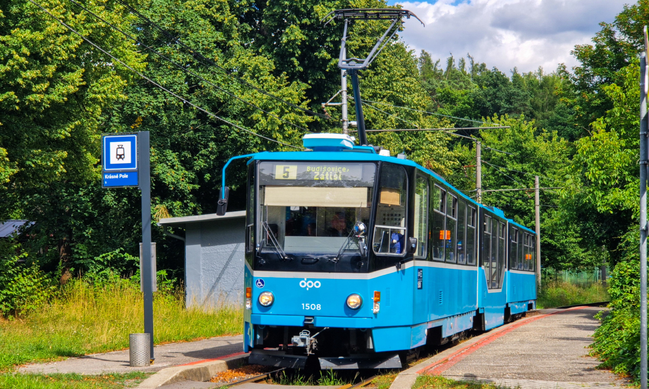 Острава, Tatra KT8D5R.N1 № 1508; Острава — Линия 5 -Vřesinská — Zátiší