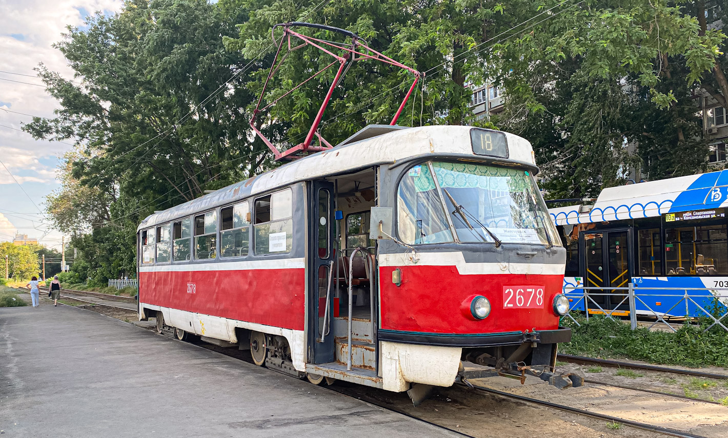 Волгоград, Tatra T3SU (двухдверная) № 2678
